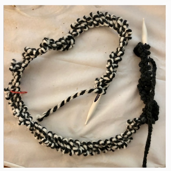 Lion Brand Wool Ease Thick & Quick Stripes wool blend self-striping yarn - Picture 5 of 8